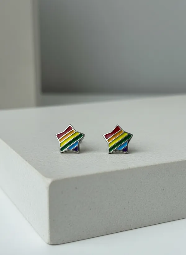 Rainbow_Star_Silver_Stud_Earrings_925_Sterling_Silver